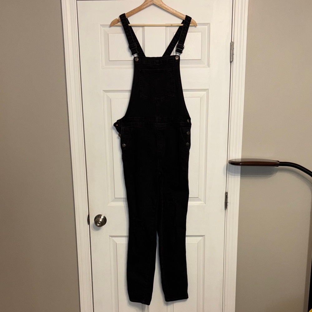 Old Navy Distressed Overalls